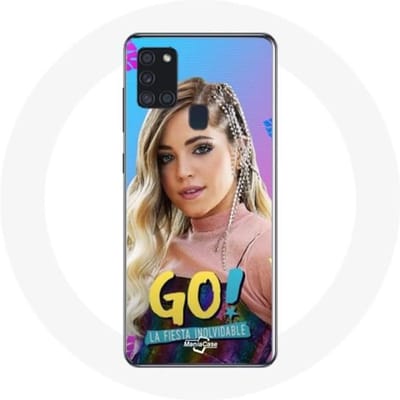 Samsung Galaxy A21S Hoesje Achtervolg je dromen Mía Cáceres Go! Lang leve je Manera