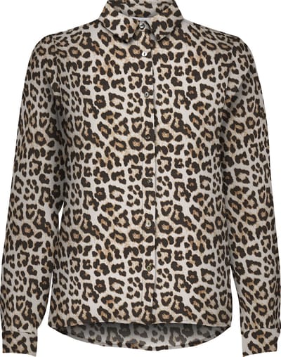 ONLALMA LIFE POLY L/S PANTERPRINT SHIRT AOP