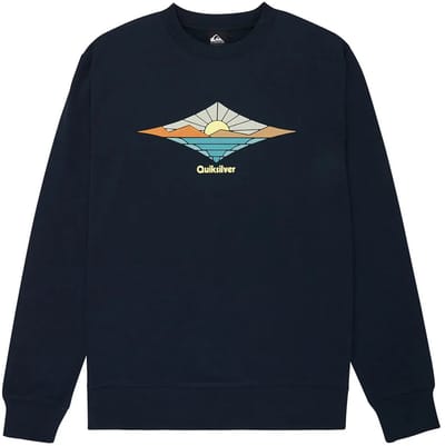 Quiksilver Basic Graphic Sweatshirt Blauw L Man