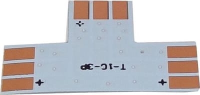 T connector - 10mm PCB - 3 pin - CCT