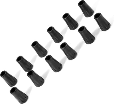 Wandelstok Doppen - Nordic Pads - Veilig Wandelen - Antislip Grip - Zwart