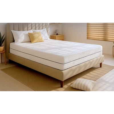 The White Stone Matras 80x190 cm van Hypoallergeen Schuim | Hoogte 14 cm | Orthopedisch en Hypoallergeen | Anti-Huisstofmijt en Antibacteriële Hoes