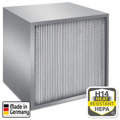 H14 zweefstoffilter tegen coronavirussen voor TES 200 / TAC XT / TAC V+ / TAC M