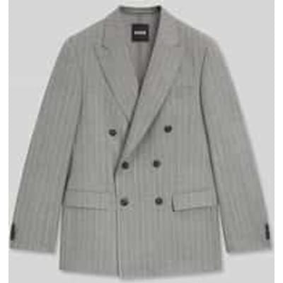 Regular fit colbert van zuivere scheerwol