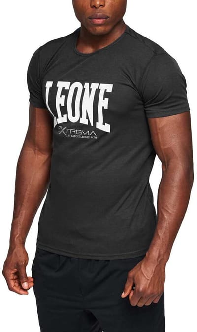 Leone1947 Logo T-shirt Met Korte Mouwen Zwart XS Man