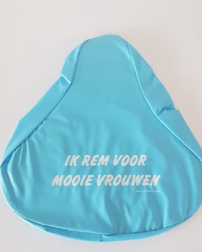 Zadelhoes "Ik rem voor mooie vrouwen"
