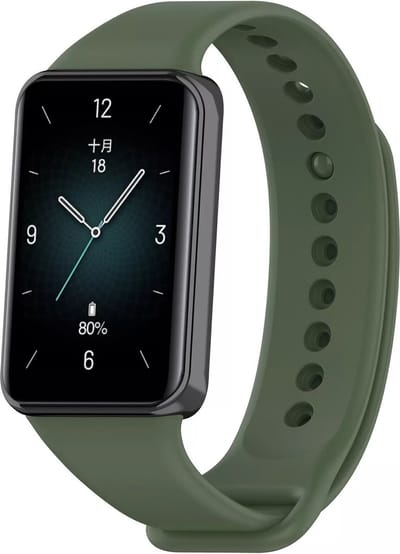 Strap-it TPU bandje - geschikt voor de Honor Band 9 (donkergroen)