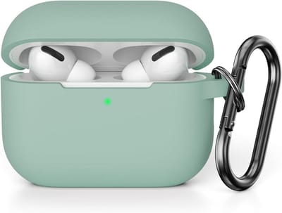 Schokbestendige Siliconen Beschermhoes met Karabijnhaak voor AirPods Pro 2