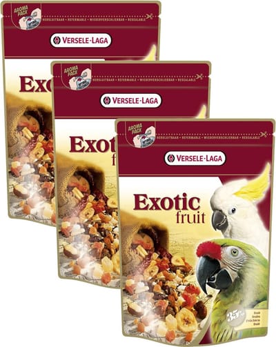 Versele-Laga Prestige Premium Exotic Fruit Papegaai - Vogelvoer - 3 x 600 g