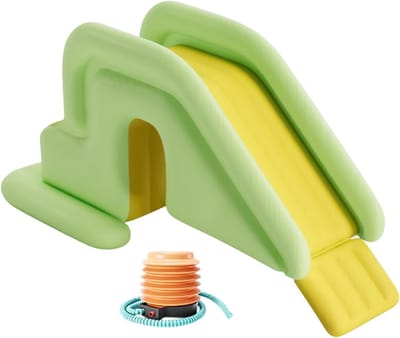 Opblaasbare Waterglijbaan - Zomer Piste - Zwembad Plezier - Verstevigd Basisontwerp - 200 x 80 x 85 cm - Lichtgroen