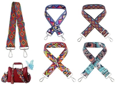Dailygoods - 5 stuks schouderriemen voor handtassen, knutselen, verstelbare tas, handtasriem, vervanging, schouderriem, geschikt voor schoudertassen en messengertassen