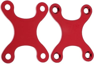 Skateboard Schroef Pakking - Longboard Onderdeel - Onderhoud Skateboard - Voorkomt Inzakken Schroeven - 2 Stuks - Rood