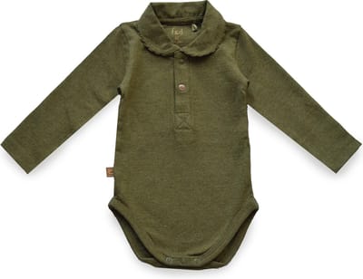 Frogs and Dogs - kraamcadeau / baby- meisjes - romper - jungle - Khaki - maat 68