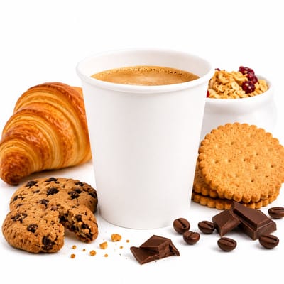 Koffiebeker 7oz 180 ml wit - 100 Stuks- wegwerp papieren bekers karton – drank bekers – drinkbekers- koffie beker – wegwerpbeker – Koffiekopjes – Koffiemokken - Warme en Koude Dranken