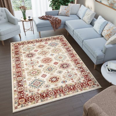 Tapiso Rivoli Vloerkleed Vintage Laagpolig Tapijt Maat- 80x150
