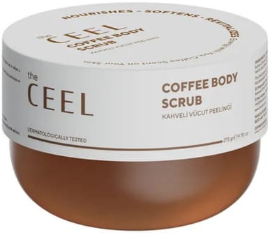 The CEEL Coffee body scrub - Lichaamsscrub tegen cellulite en ingegroeide haartjes - Scrub met verstrakkende en vetverbrandende eigenschap 275 gr
