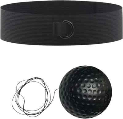 Bokszak Snelheid Bal - Reactie Bal - Hand Oog Training - Stevige Duurzame Materialen - Compact Ontwerp - Zwart