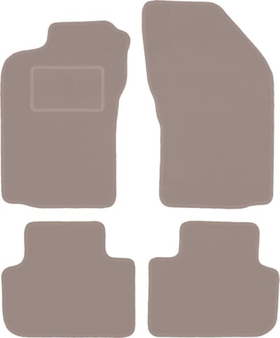 Beige veloursmatten voor: Alfa Romeo 147 hatchback (2000-2010)