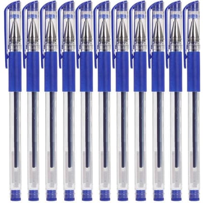 10 stuks gladde schrijftest roller teken gel inkt pen mode school kantoorbenodigdheden praktische briefpapier 10Pcs blauw