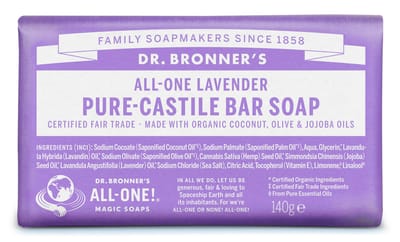 Dr. Bronner’s Dr. Bronner&rsquo;s Magic Bar Soap Lavender 140 g