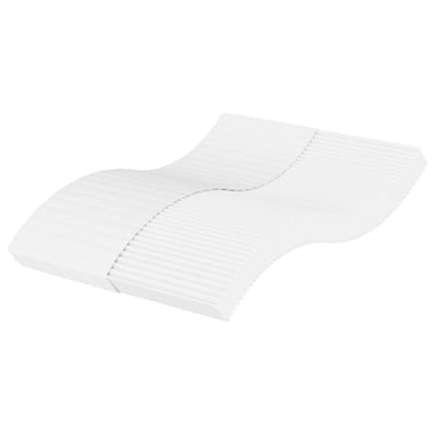 vidaXL - Schuimmatras - hardheid - H2 - H3 - 140x190 - cm - wit