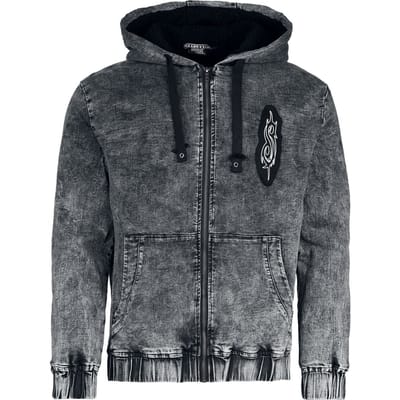 Slipknot Tussenseizoensjas - EMP Signature Collection - Fleecefutter - M tot 3XL - voor Mannen - grijs