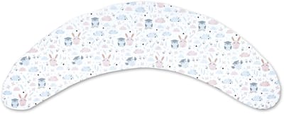 Zwangerschapskussen 190 cm Katoen Kussensloop – body pillow voor zwangeren steun rug buik hoes van katoen wasbaar afneembaar ergonomisch – OEKO-TEX gecertificeerd Uilen