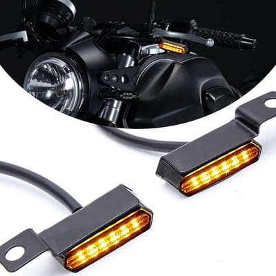Richtingaanwijzers voor motorfiets - 12V, waterdicht, universele verlichting voor scooter, quad, cruiser, offroad, ATV