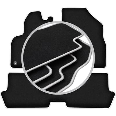 CARLUX-SILVER automatten voor: Peugeot 3008 I minivan (2009-2016)