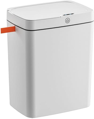 Slimme Prullenbak - Automatische Vuilnisbak - Hygiënisch Afval Beheer - Bewegingssensor - 15 Liter - Wit