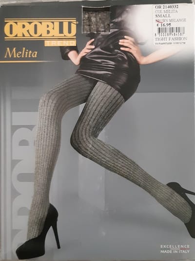 Oroblu panty Melita bruin melange maat S