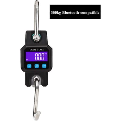 300kg Bluetooth Kraanschaal Oplaadbare Digitale Hangende Haak Weegschalen Heavy Duty Gewicht USB Roestvrij Staal 50g Precisie