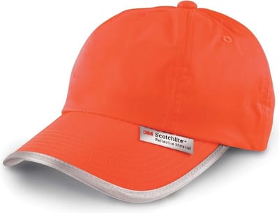 Result Oranje petjes - Reflecterende baseball cap voor volwassenen