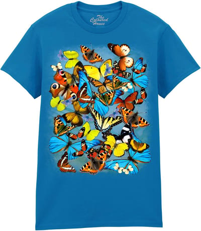 Vlinders Butterflies The Coloured House T-shirt M