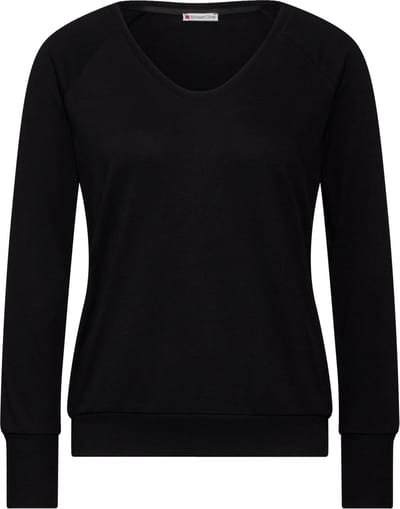 A322229 knit look shirt w.rib cuffs