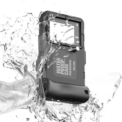 Waterdichte Telefoonhoes Universele Smartphone Cover - Duiken - Snorkelen - Onderwater - iPhone Samsung Huawei Google OnePlus Xiaomi Motorola - Zwart