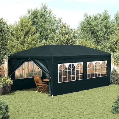 Feesttent - Tuinpaviljoen - Buitenfeesten - UV en waterbestendig - 6 x 3 meter - Groen