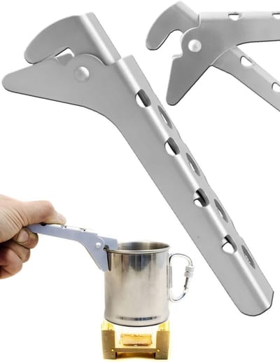 Hittebestendige Handvattang voor Veilige Hitte Bescherming - 12,5 cm Aluminium
