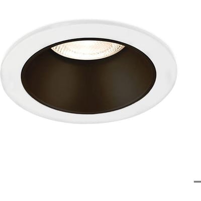 Braytron - LED Inbouwspot kantelbaar - Zaagmaat 74mm - Buitenmaat 85mm - Mat zwart/wit