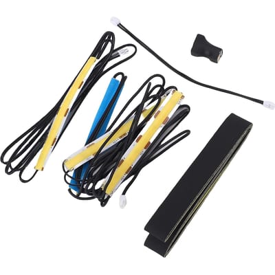 Kit de Bande Lumineuse LED pour Imprimante 3D 5V 12W Haute Luminosité Bande Lumineuse LED COB avec Connecteur Y pour Série P1P P1S black
