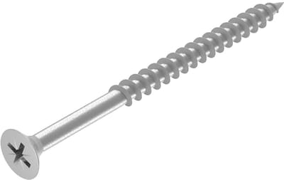 Roestvrijstalen HR Spaanplaatschroeven Kruiskop Gedeeltelijke Schroefdraad 5x50mm (150 Stuks)