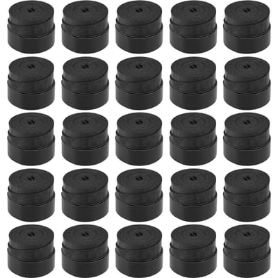 Tennisracketgrepen Antislip Badmintonracketgrepen Trillingsovergrip Zweetband 25pcs