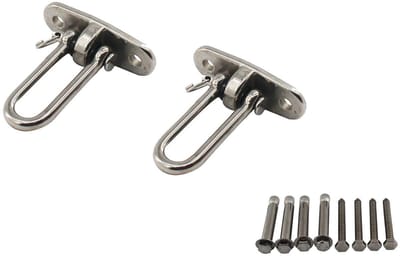 Dailygoods- Schommelhanger - 304 Roestvrij Staal - Pack van 2 - Zware Schommel - Hangmat/Schommel - Eenvoudig te Installeren - Veilig tot 100lbs - Schommelhaak