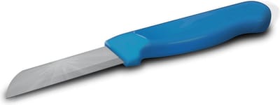 Solingen Schilmesje Robuust Handvat – RVS Glad – 16 cm met Blade Cover – Lichtblauw