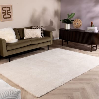 NATURL. Zacht vloerkleed - Teddy Creme - 120x170cm
