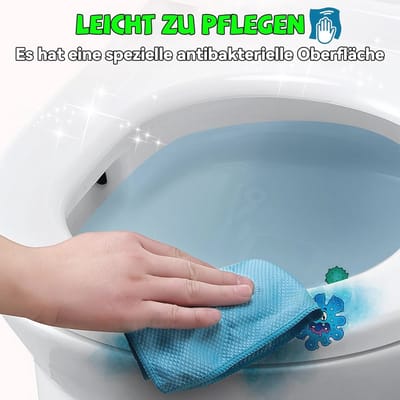 Toiletdeksel met Softclose, Antibacterieel, Afneembaar, Ovaal en Quick Release