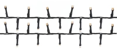 Luca Lighting clusterverlichting - 2x - snake - 370 leds - warm wit - 740 cm - kerstverlichting
