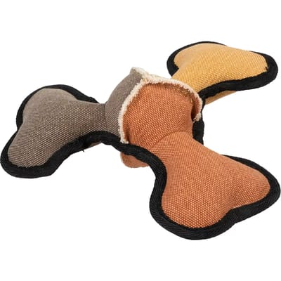 Duvoplus - Speelgoed Voor Dieren - Hond - Canvas Boemerang Been 23x23x8cm Meerkleurig - 1st