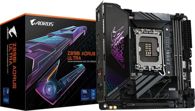 GIGABYTE Z890I AORUS ULTRA Moederbord - Intel Z890 - Intel LGA1851 - DDR5 RAM - Mini-ITX