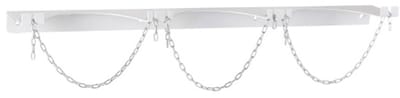 Meva - Wandhouder - 3 Gasflessen - Voorwandmontage - Vergrendeld met ketting